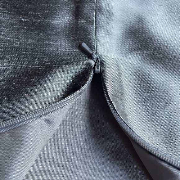 Ann Taylor Women's Silk Saree Shell/Tank Set Silver & Black Size 6 NWT - Picture 9 of 16